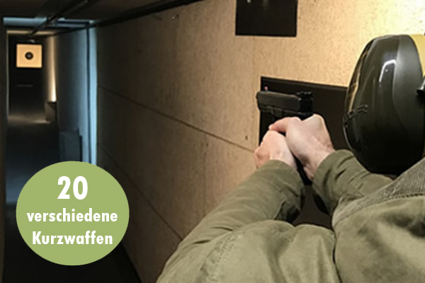 Schießerlebnis - Kurzwaffen Probierkurs